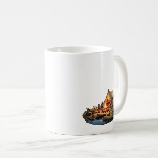 Camping mit Geliebten Kaffeetasse (VorderseiteRechts)