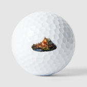 Camping mit Golfplätzen Golfball (Vorderseite)