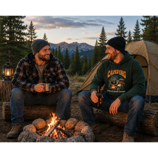 CAMPING MIT MEINEN GHUL-FREUNDEN HOODIE