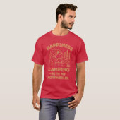 Camping mit Rottweiler-Freund T-Shirt (Vorne ganz)