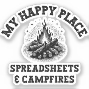 Camping Mode: Aus dem Raster - lustiges Geschenk f Aufkleber
