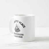 Camping Mode: Aus dem Raster - lustiges Geschenk f Kaffeetasse (Vorderseite Links)