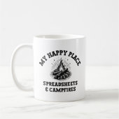 Camping Mode: Aus dem Raster - lustiges Geschenk f Kaffeetasse (Links)
