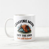 Camping Mode: Aus dem Raster - lustiges Geschenk f Kaffeetasse (Links)