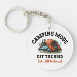 Camping Mode: Aus dem Raster - lustiges Geschenk f Schlüsselanhänger