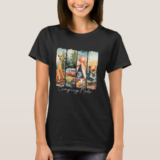 Camping Mode Retro Sommer Outdoor Adventure Campin T-Shirt
