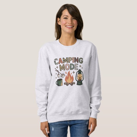 Camping Mode Sweatshirt (Vorne ganz)