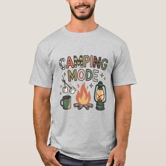 Camping Mode  T-Shirt (Vorderseite)