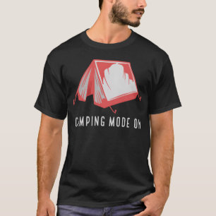 Camping-Modus aktiviert Mädchen T-Shirt