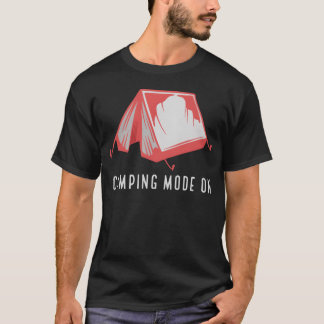 Camping-Modus aktiviert Mädchen T-Shirt