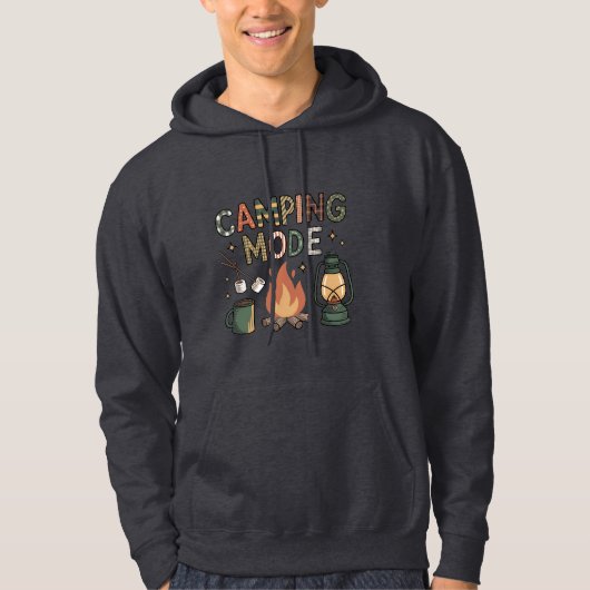 Camping-Modus Hoodie (Vorderseite)