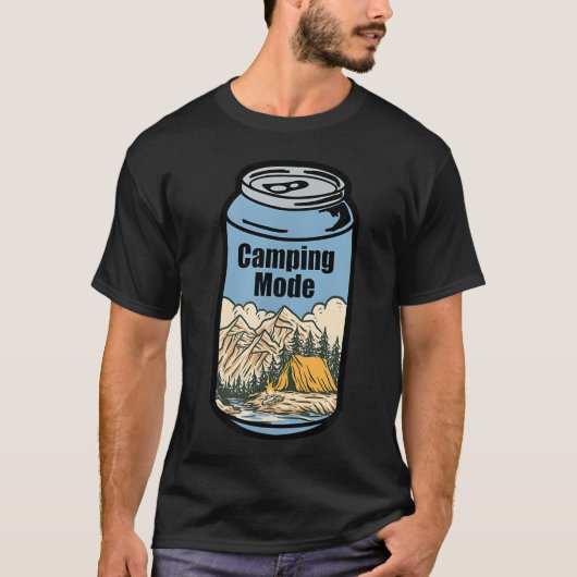 Camping-Modus Junge T-Shirt (Vorderseite)