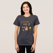Camping-Modus Tri-Blend Shirt (Vorderseite voll)