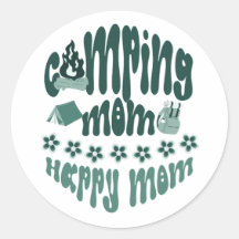 Camping Mom - Happy Mama, niedlich Mama Camper