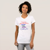 Camping Mommy! Typografie T-Shirt (Vorne ganz)