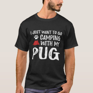 Camping-Mops für lustige Hundemutter oder Hundevat T-Shirt
