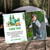 Camping Mountain Rustikales Foto Danke Karte