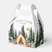 Camping Mountain Rustische Geburtstagsparty