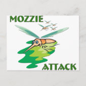 Camping Mozzie Postkarte (Vorderseite)