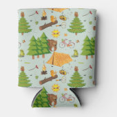 Camping Muster Dosenkühler (Vorderseite)