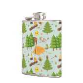 Camping Muster Flachmann (Links)