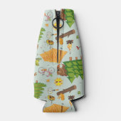 Camping Muster Flaschenkühler (Rückseite)