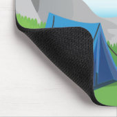 Camping - Nachtzeit Mousepad (Ecke)