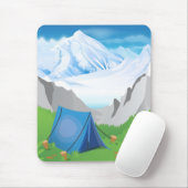 Camping - Nachtzeit Mousepad (Mit Mouse)