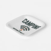 Camping Naturen Wifi Pappteller (Gewinkelt)
