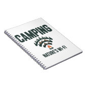 Camping Natures Wifi Notizblock (Rechte Seite)