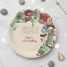 Camping Naturwandern zum Geburtstag für Kinder