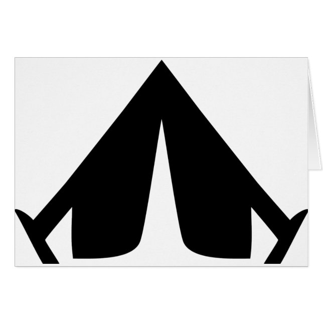 Camping neigt Ikone (Vorderseite (Horizontal))