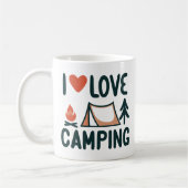 CAMPING NIEDLICH I LIEBE KAFFEETASSE (Links)