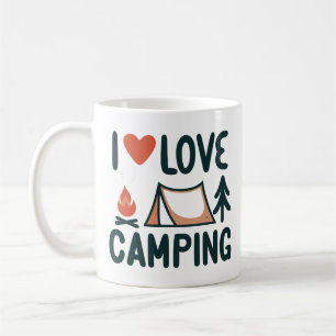 CAMPING NIEDLICH I LIEBE KAFFEETASSE