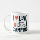 CAMPING NIEDLICH I LIEBE KAFFEETASSE (Links)