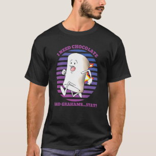 Camping Niedlich Raucher Campfire für Männer Fraue T-Shirt