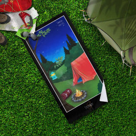 Camping Night Beach Handtuch