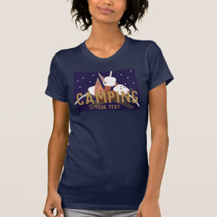 Camping Night Marshmallow Roasting Camper T - Shir T-Shirt
