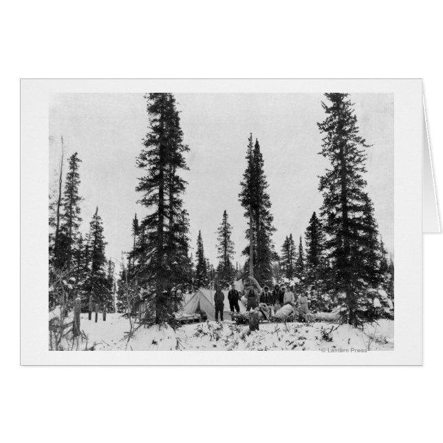 Camping nördlich des Polarkreises (Vorderseite (Horizontal))