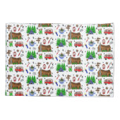 Camping oder Mittelwesten - Happy Camper Kissenbezug (Rückseite)