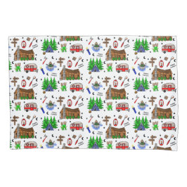 Camping oder Mittelwesten - Happy Camper Kissenbezug