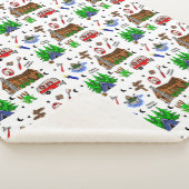 Camping oder Mittelwesten - Happy Camper Sherpadecke (3/4)