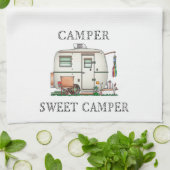 Camping- oder Wohnmobil-Küchentuch Geschirrtuch (Gefaltet)
