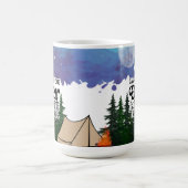 Camping ohne Bier Kaffeetasse (Mittel)