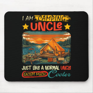 Camping Onkel Definition viel cooler Vatertag Mousepad