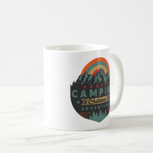 Camping Outdoor Adventure Kaffeetasse (VorderseiteRechts)