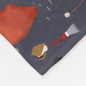Camping Outdoor Adventure Sommerfeuer Fleecedecke (Ecke)