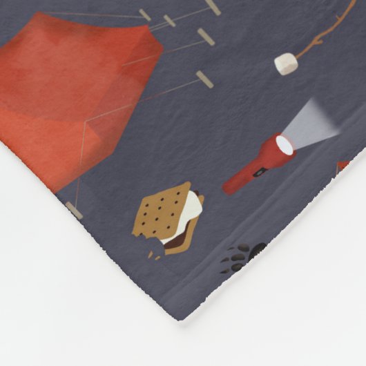 Camping Outdoor Adventure Sommerfeuer Fleecedecke (Ecke)