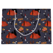 Camping Outdoor Adventure Sommerfeuer Große Geschenktüte (Vorderseite)