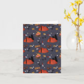 Camping Outdoor Adventure Sommerfeuer Karte (Gelbe Blume)